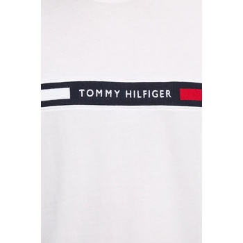 Tommy Hilfiger Памучна тениска Tommy Hilfiger в бяло с апликация MW0MW36498 (MW0MW36498)