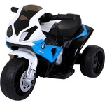R-Sport BMW S1000rr Електрически двигател със звукови и светлинни ефекти 7, 4V - синьо-бяло (BMW_S1000rr_feher_kek)
