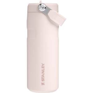 STANLEY 1913 Flip Straw drinking bottle with straw 0.47L - Thermo mug Cools for 8 hours - Ice cold for 40 hours - BPA free - Leak-proof - For cup holders - Dishwasher safe - Rose Quartz - 100000112698 (10-121
