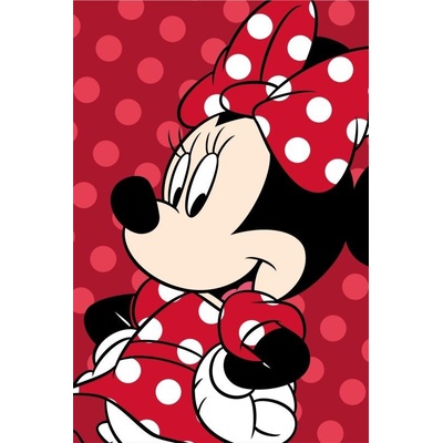 JERRY FABRICS Deka mikroflanel Minnie Red