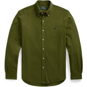 Ralph Lauren Риза Polo Ralph Lauren Men's Slim Fit Button-Down Plain Shirt - New Olive