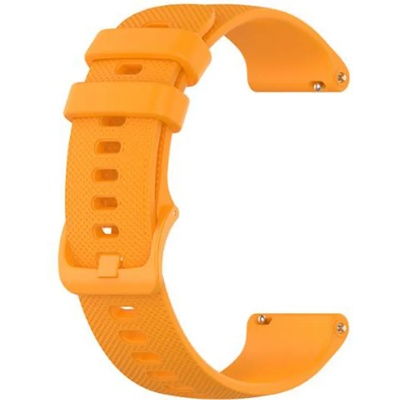 Techsuit Каишка за часовник за Samsung Galaxy Watch (46 мм) / Gear S3, Huawei Watch GT GT / GT 2 / GT 2e / GT 2 Pro / GT 3 (46 мм) - Каишка за часовник 22 мм (W006) - оранжев