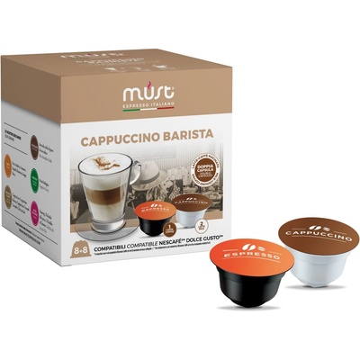 Must CAPPUCCINO Barista do Dolce Gusto kapslí 16 ks – Zbozi.Blesk.cz