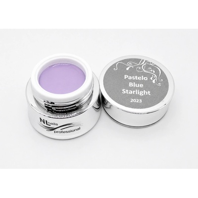 NL nails professional Uv Led barevný gel pastelo blue star light 5ml