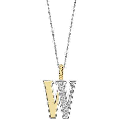 Ti Sento Сребърно колие с буква W Ti Sento 6840ZY_W (6840ZY_W)