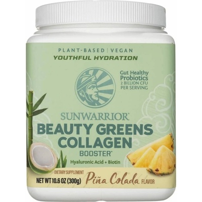 Sunwarrior Beauty Greens Collagen Booster piña colada 300 g