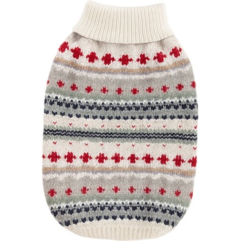 Tiger`s Heart Плетен пуловер за кучета Cream Nordic Knit