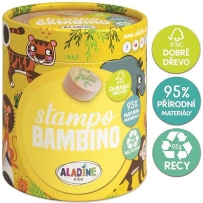 Aladine Dřevěná razítka StampoBambino Safari