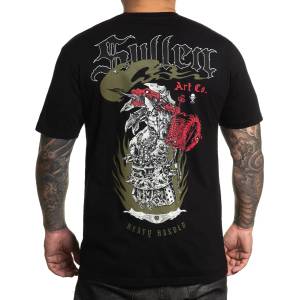 SULLEN мъжка тениска sullen - heavy handed - scm4578_bk