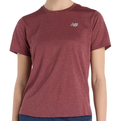 New Balance Дамска тениска New balance Women's Athletics S/S Running shirt - Red - размер XS (916-1222-0611)