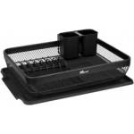 Horecano - Метален стелаж / сушилник за чинии 43x32xh13, 5см MATT BLACK HOME-(KM010A) (0185158)