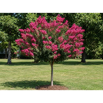 Myrta krepová Pink Velour na 80-90 cm kmienku, výška 120-140 cm, kvetináč 10 l