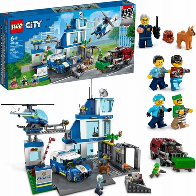 LEGO® City 60316 Policajná stanica