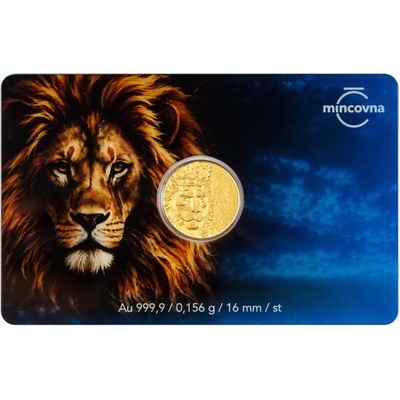 Česká mincovna Zlatá mince Český lev 2026 inkusní ražba, safe pack stand 1/200 oz – Zboží Dáma