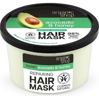 Organic Shop Lavish Avocado & Honey Repairing Hair Mask 250 ml