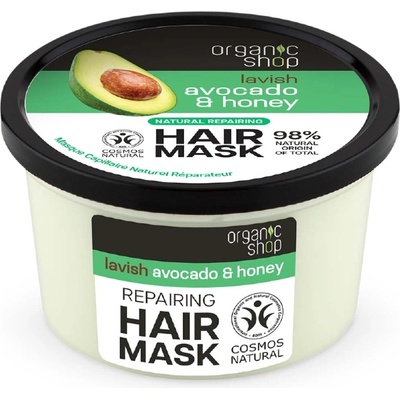 Organic Shop Lavish Avocado & Honey Repairing Hair Mask 250 ml