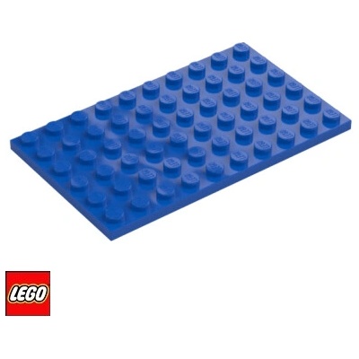 LEGO® 3033 Podložka 6x10 Modrá
