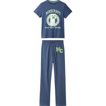 Chlapecké pyžamo Minecraft modré