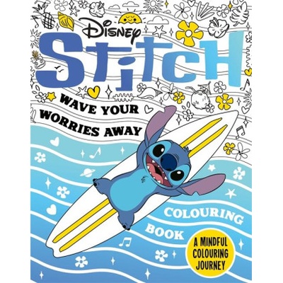 Disney Stitch: Wave Your Worries Away Colouring Book | Walt Disney