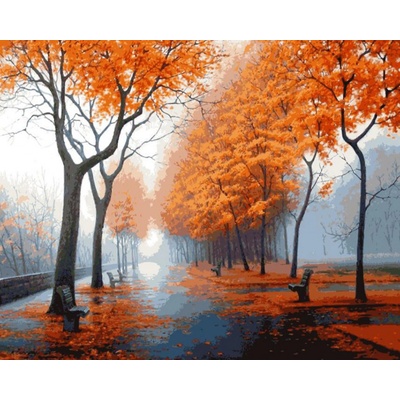 Gaira Malování podle čísel Podzimní park