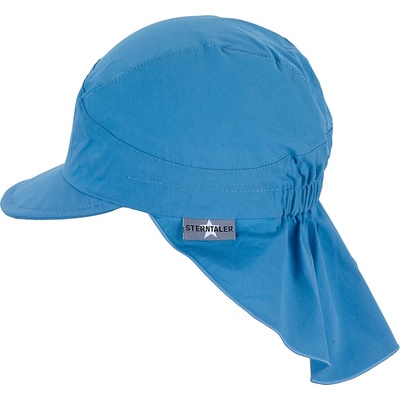 Sterntaler Детска шапка с козирка Sterntaler Kid's Peaked Cap with Neck Protection Uni Cap - Velvet Blue - размер 47 cm (904-1902-0611)