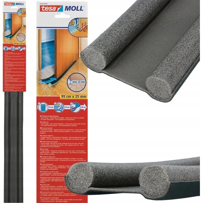 tesamoll® tesamoll® Dvojitá role pod dveře Barva: bílá, Rozměr: 0,95 m : 25 mm