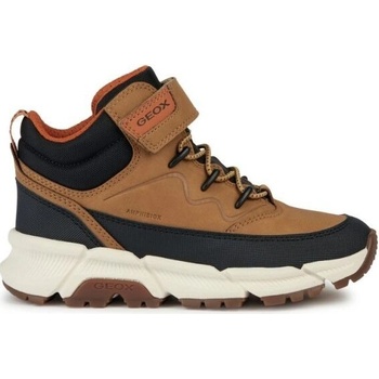 Geox Flexyper Plus Boy chlapecké kotníkové boty hnědá