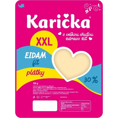 Syr Eidam fit plátky XXL 150 g
