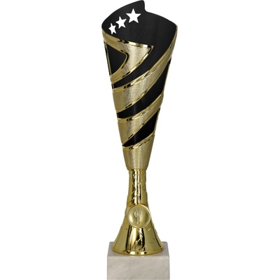 Plastová trofej Zlato-černá Výška: 32,5 cm