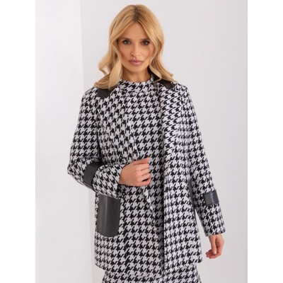 Basic sako se vzorem kohoutí stopy -lk-ma-509511.99-white-black