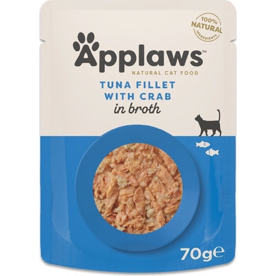 Applaws filet z tuňáka s krabem 12 x 70 g