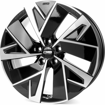 Cms C32 7.5x19 5x114.3 ET45 black gloss polished