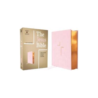 The Jesus Bible, ESV Edition, Leathersoft over Board, Pink