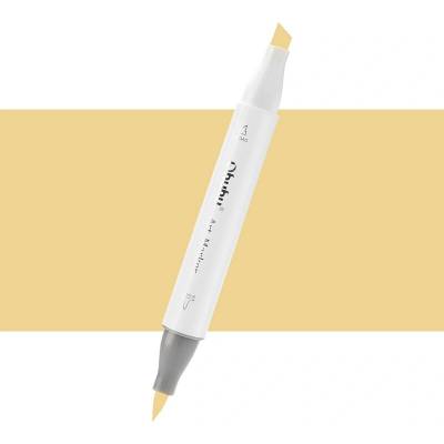 Lihová fixa OHUHU oboustranná Brush & Chisel, Powdery Orange (YR205)