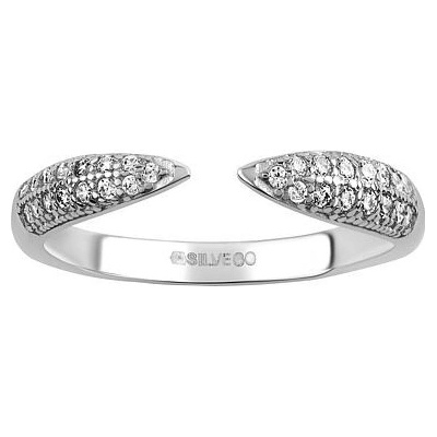 SILVEGO Strieborný prsteň Grappy s Brilliance Zirconia MSS325RW