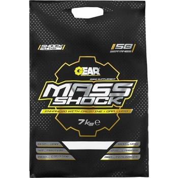 Gear Nutra Mass Shock | Gainer with DAA, Creatine, Fenugreek [7000 грама] Шоколад