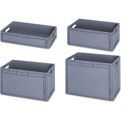 HTI Plastová euro přepravka 600x400 EG 64 75 mm