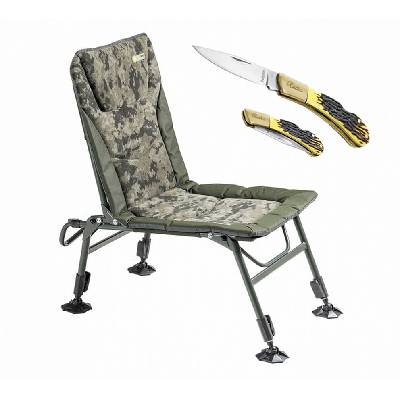 = Kreslo MIVARDI CamoCode Combi + skladací nôž DELPHIN