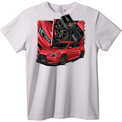 NOONEBRAND Тениска Червен автомобилен мания - XS, Black