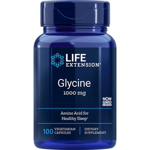 Life Extension Glycine/ Глицин 1000 mg х 100 капсули (01669 LE)