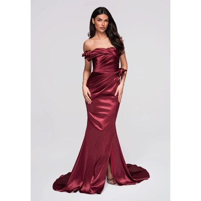 Edoti Evening dress LA-OM-DL tm.červená