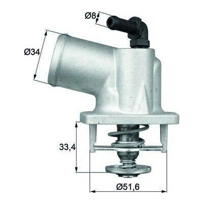 Termostat, chladivo MAHLE TI 54 92D (TI5492D)
