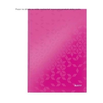 Leitz Wow záznamová kniha A4 linajková ružová 80 listov