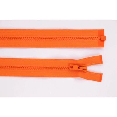 de-park Zip YKK - 65 cm - dělitelný - oranžová