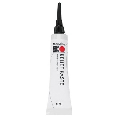 Marabu Reliéfní pasta 20ml 070 bílá – Hledejceny.cz