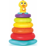 HOLA Пирамида за нанизване Hola Toys - С музика и светлина, Пате (H2101)