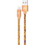 Tellur Кабел Tellur - Graffiti, USB-A/Lightning, 3A, 1 m, оранжев (TLL155611)