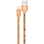 Tellur Кабел Tellur - Graffiti, USB-A/Lightning, 3A, 1 m, оранжев (TLL155611)