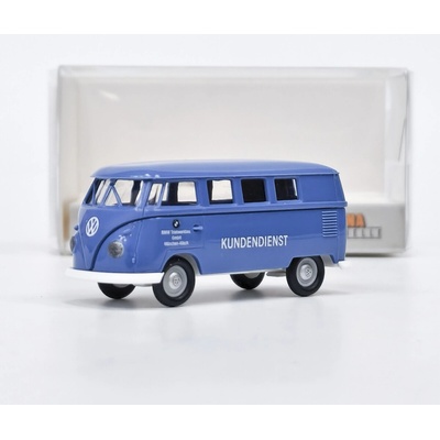 VW T1b KombiBMW Triebwerkbau 1960Modrá Brekina 1:87