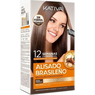 KATIVA Комплект за бразилско изправяне с кератин Kativa 225 мл